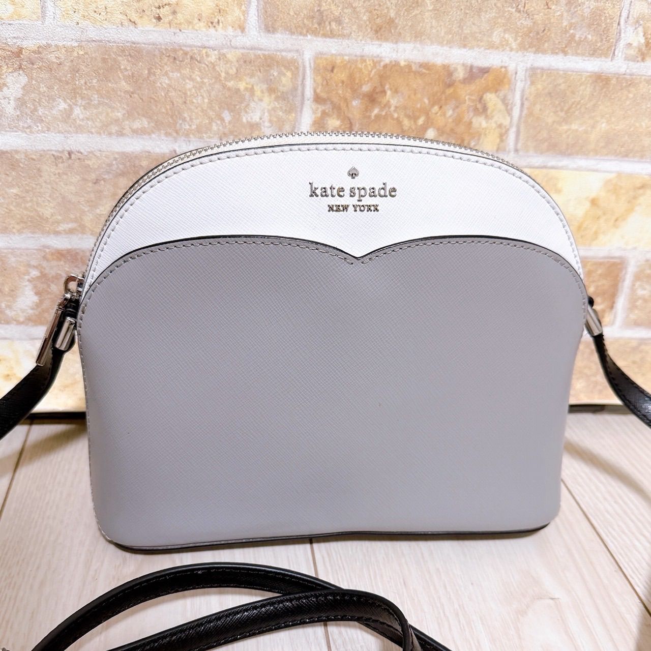 美品) kate spade(ケイトスペード)ショルダーバッグ レザー - メルカリ