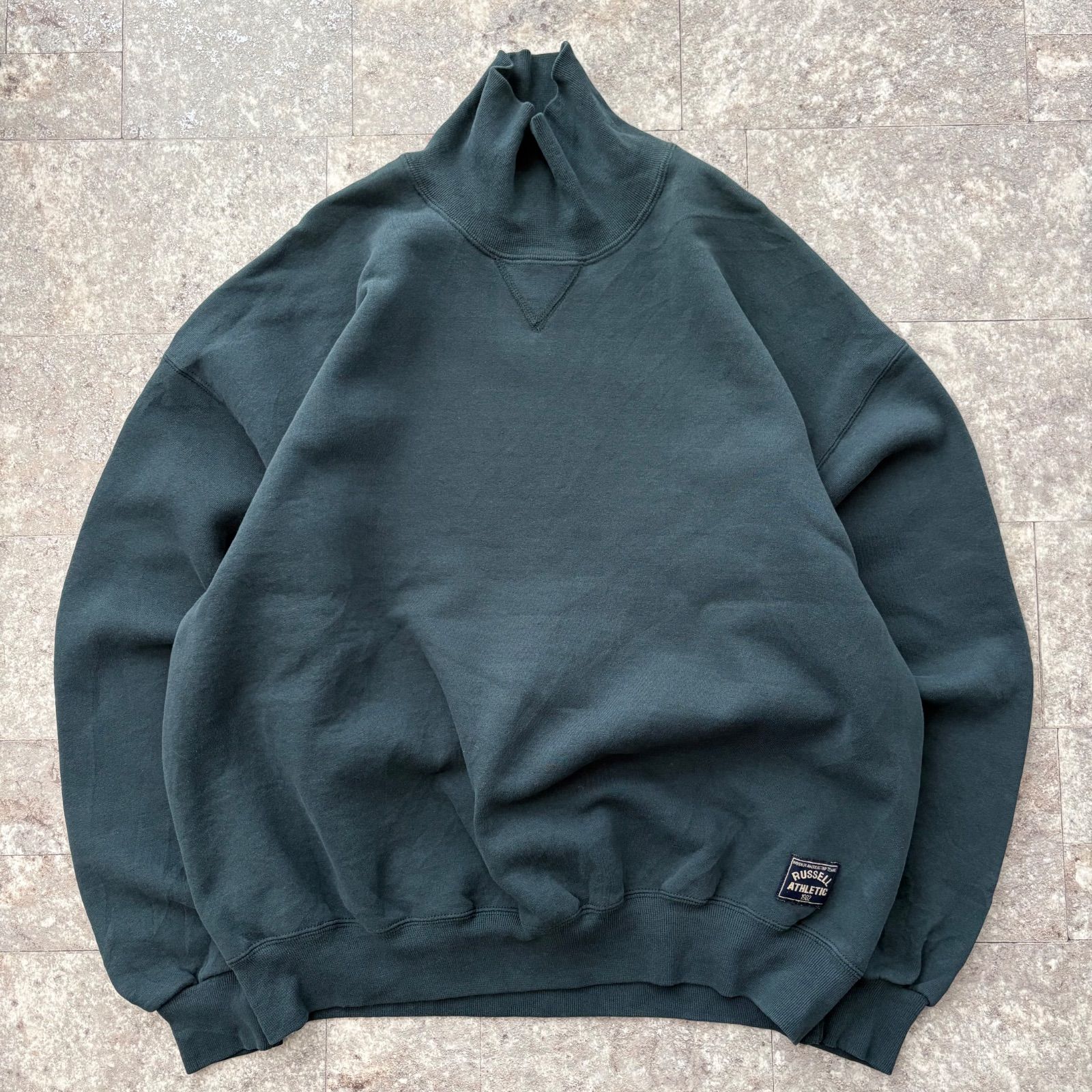 90s USA製 ラッセルアスレチック RUSSELL ATHLETIC モックネック 