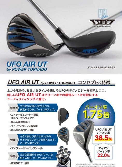 種類6：R/＃88[右用] キャスコ UFO AIR UT by パワートルネード 