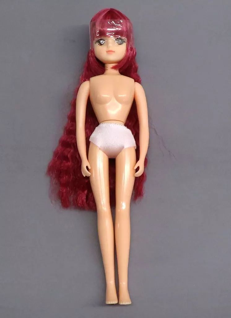 中古】ドール きらちゃん(ワインレッド/姫カットソバージュ 中古】ドール きらちゃん(ワインレッド/姫カットソバージュ