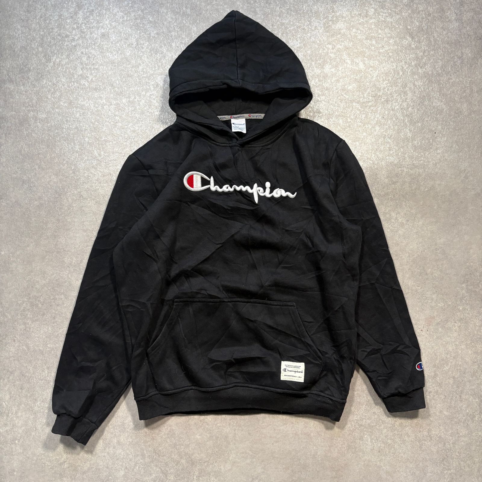 Champion チャンピオン スウェット パーカー ロゴ 刺繍 オーバーサイズ 