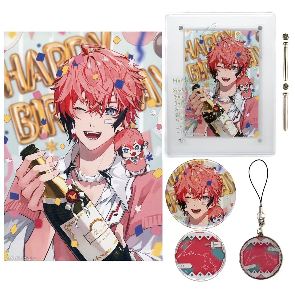 中古】グッズセット 赤城ウェン 誕生日グッズフルセット 「バーチャル