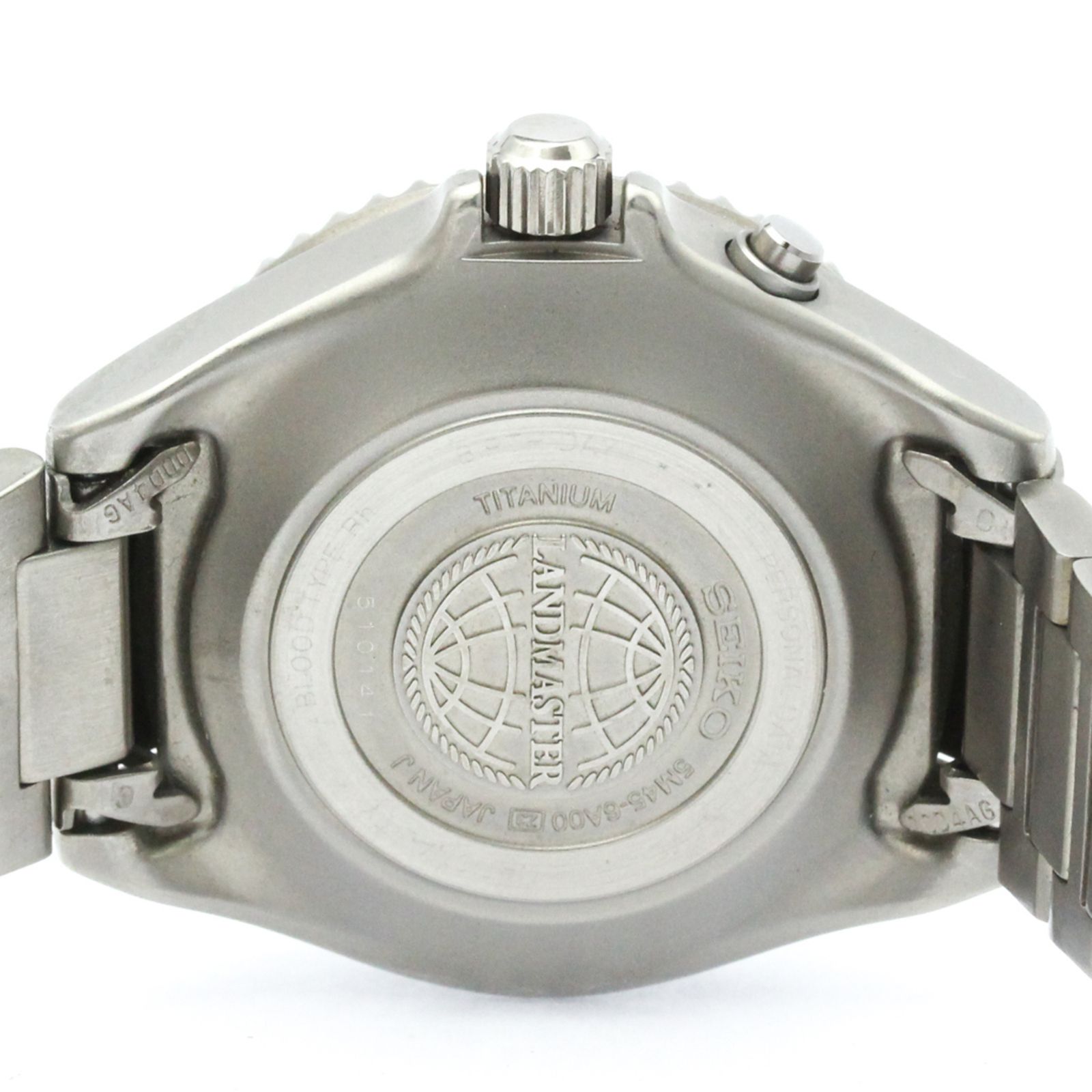  セイコー SEIKO ランドマスター キネティック チタン メンズ 時計 SBCW001 5M45-6A00 トレーナー 自動巻き時計 腕時計(アナログ)