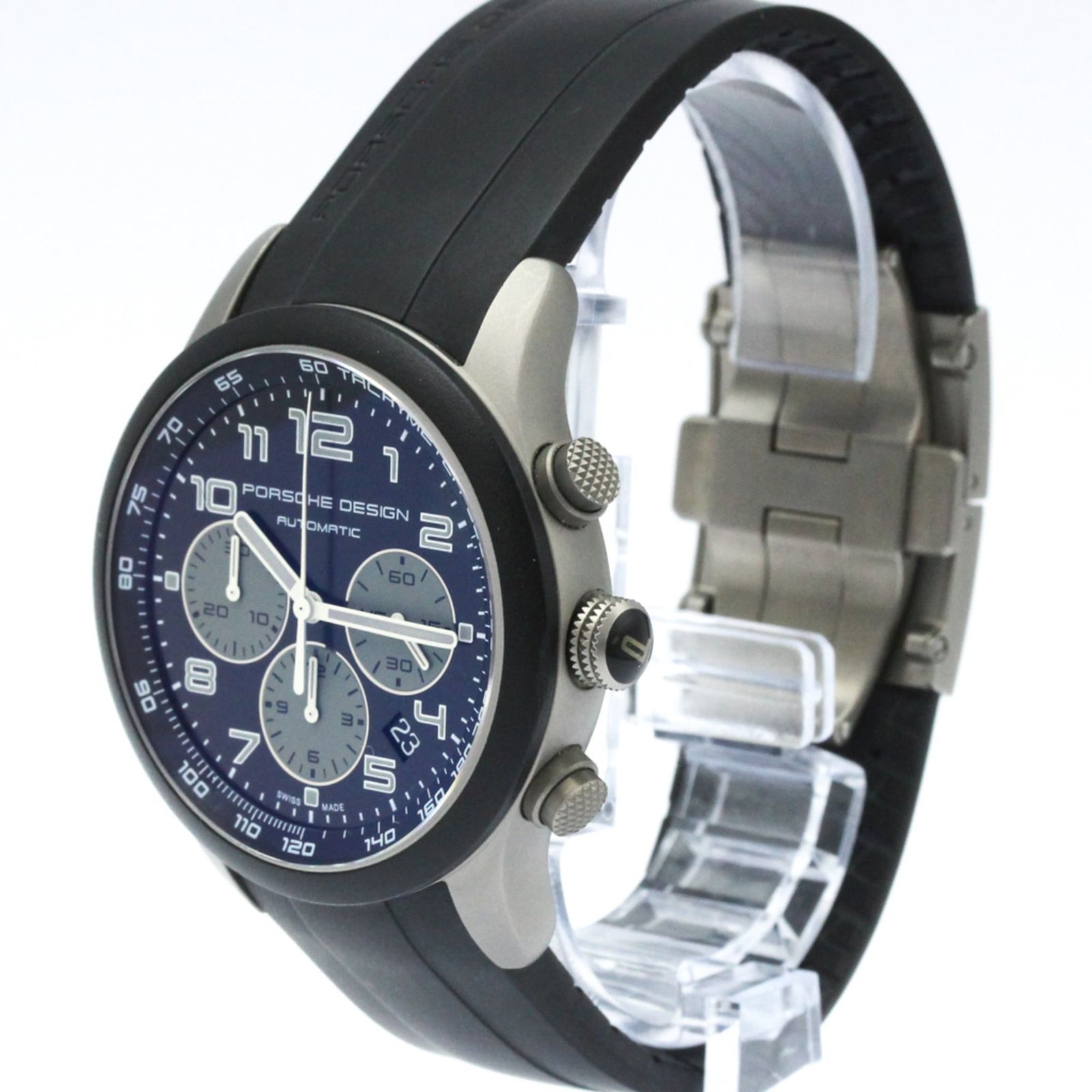  ポルシェ デザイン PORCHE DESIGN ダッシュボード クロノグラフ チタン 自動巻き メンズ 時計 6612.15|2 羽織り 自動巻き時計 腕時計(アナログ)