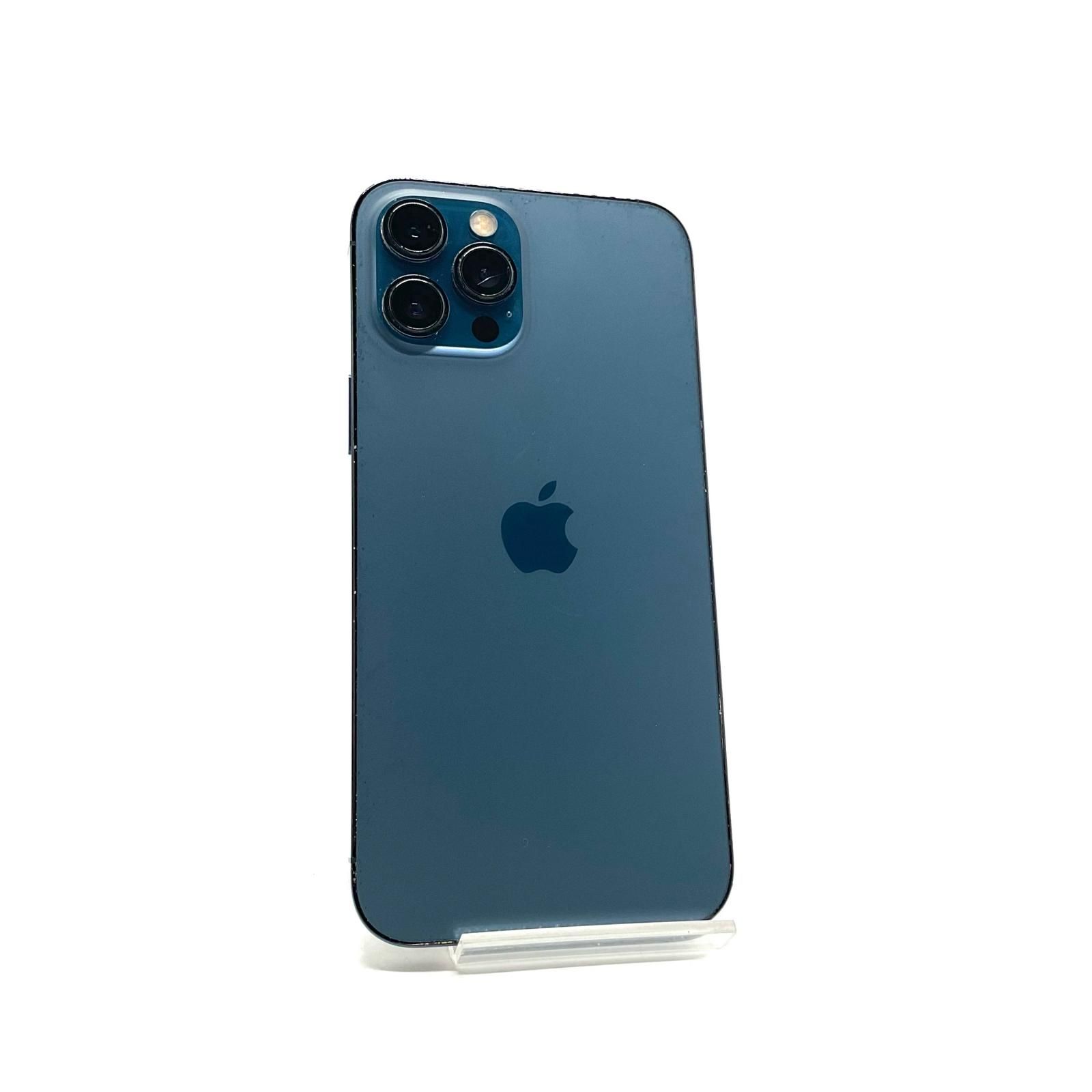 難あり]iPhone12 Pro Max パシフィックブルー 128GB au Pro iPhone