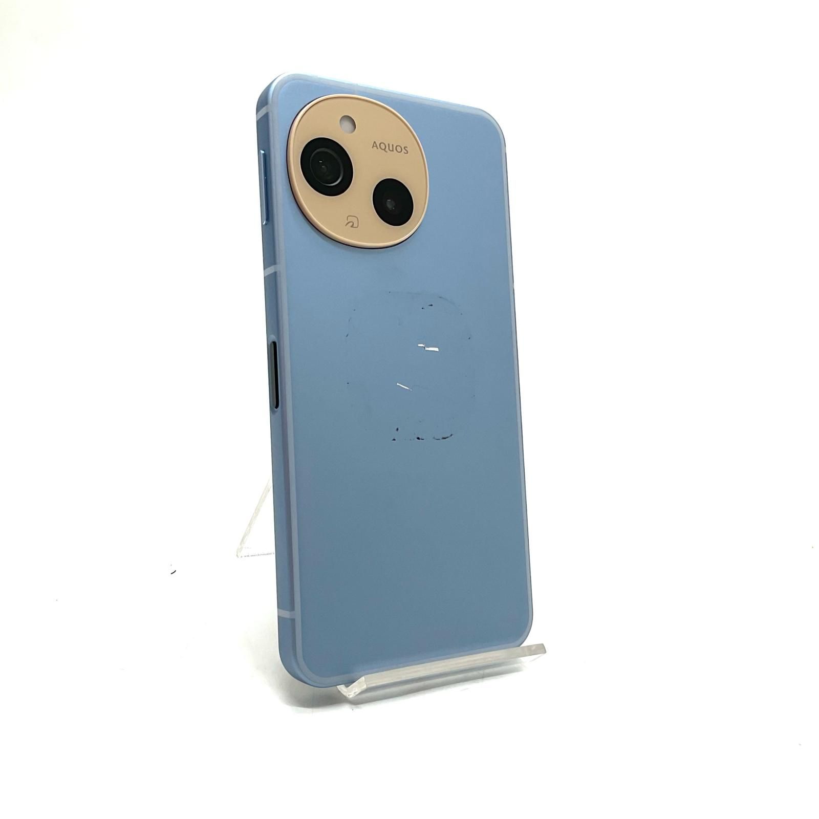 最速発送】 AQUOS sense9 128GB ブルー系 au SIMフリー SHG14 白ロム