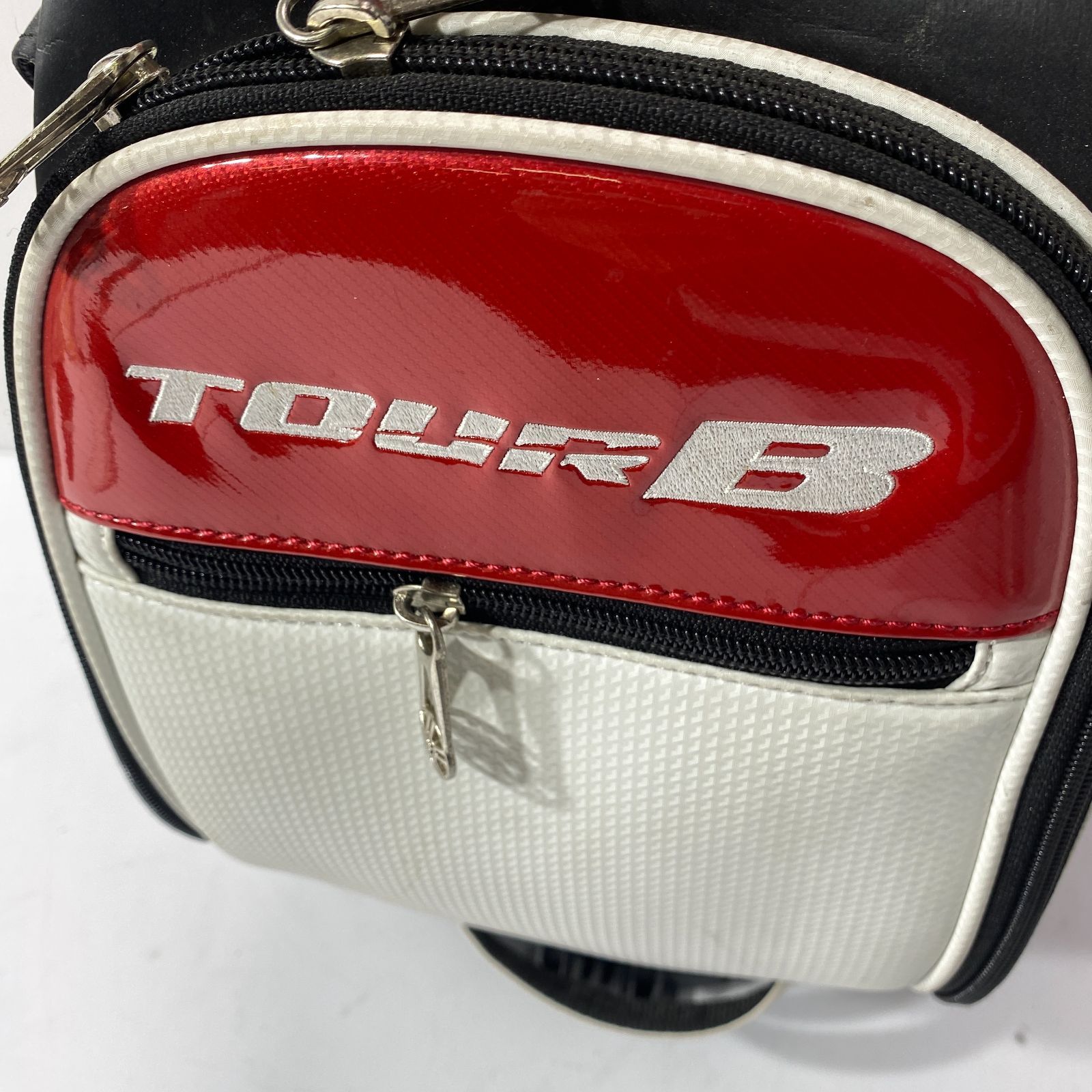 ブリヂストン TOUR B キャディーバッグ 9インチ ホワイト/レッド