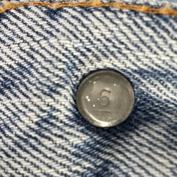 中古】70s LEVI'S 66モデル 501 イエローステッチ ボタン裏6 ポケット