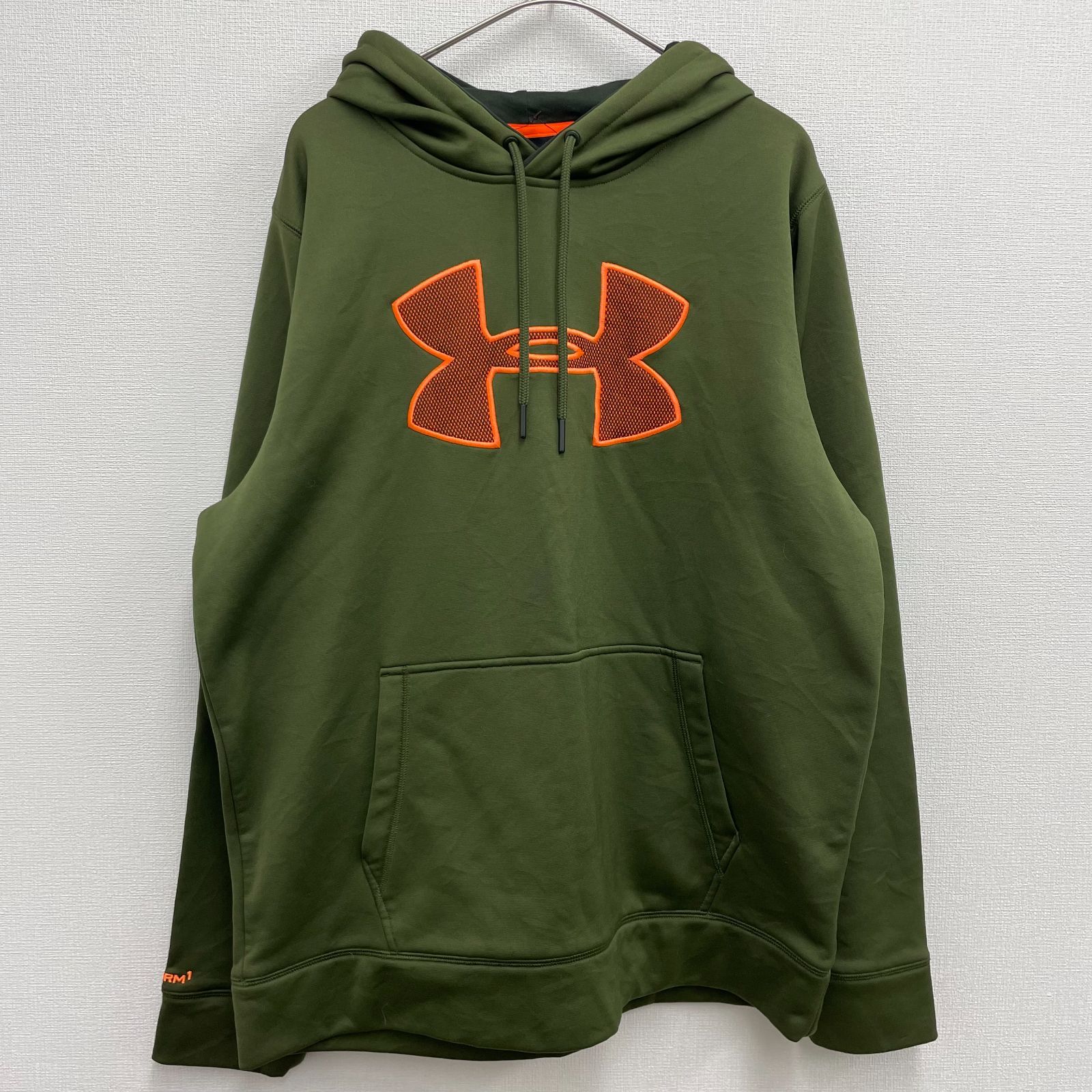 UNDER ARMOUR パーカー プルオーバー フーディ オリーブ グリーン 