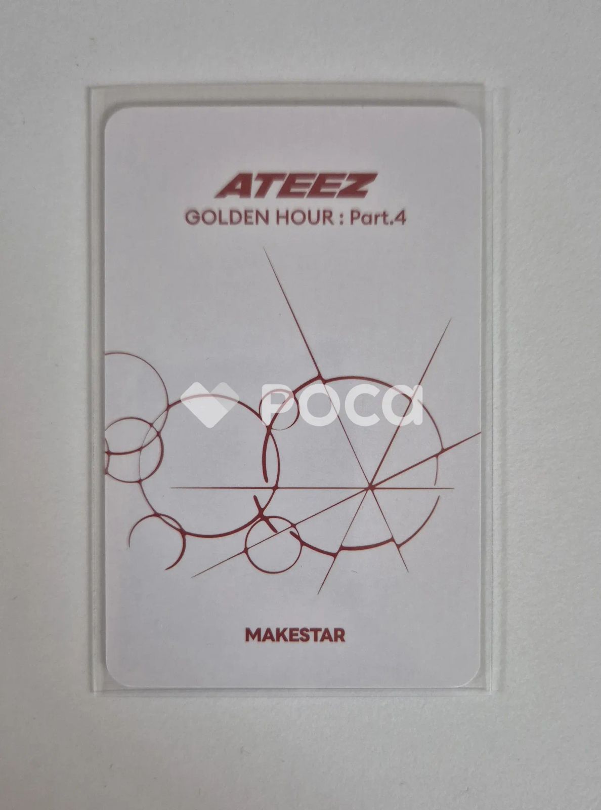 ATEEZ サン GOLDEN HOUR : Part.4 POCAALBUM VER. Makestar ラキドロ