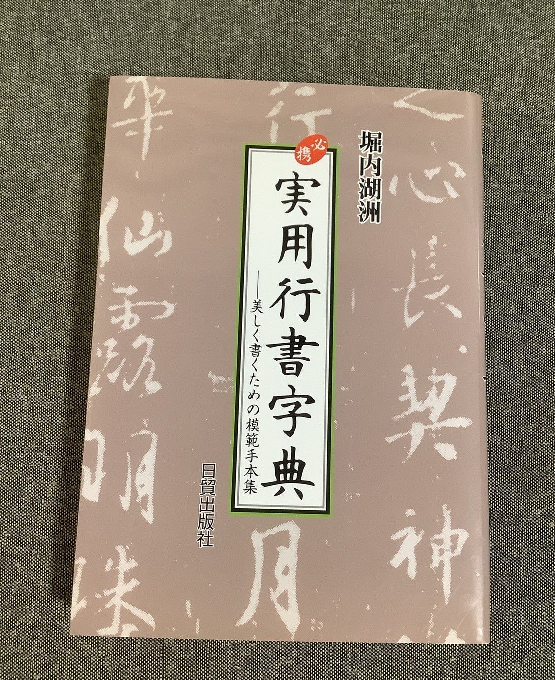 必携実用行書字典 美しく書くための模範手本集 堀内 湖洲 (著) - メルカリ