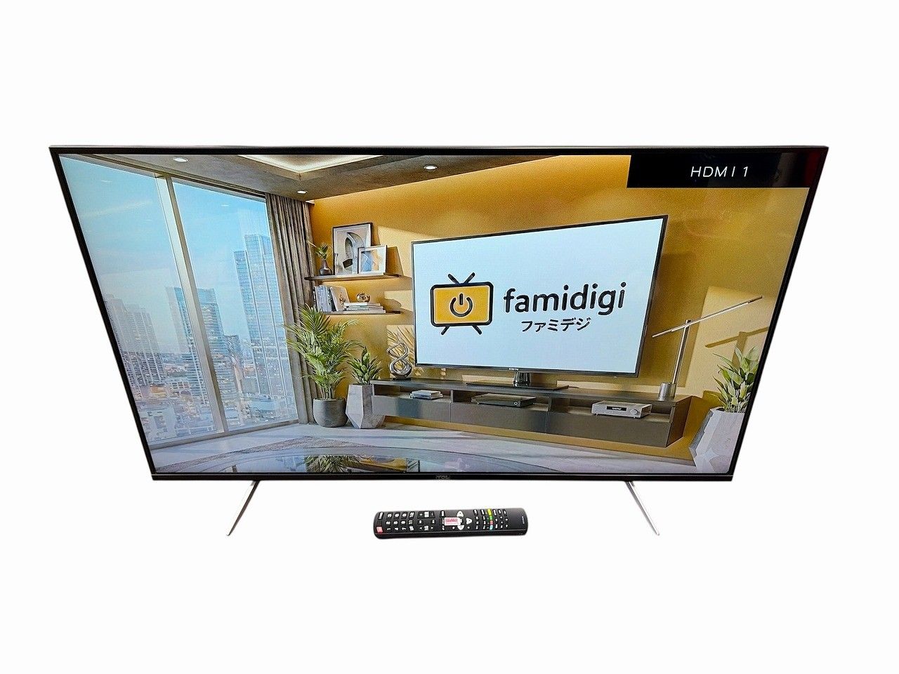 【極美品】TCL 43V型 4K液晶テレビ43K601U 極美品TCL 43V型 4K液晶テレビ43K601U TCL JAPAN