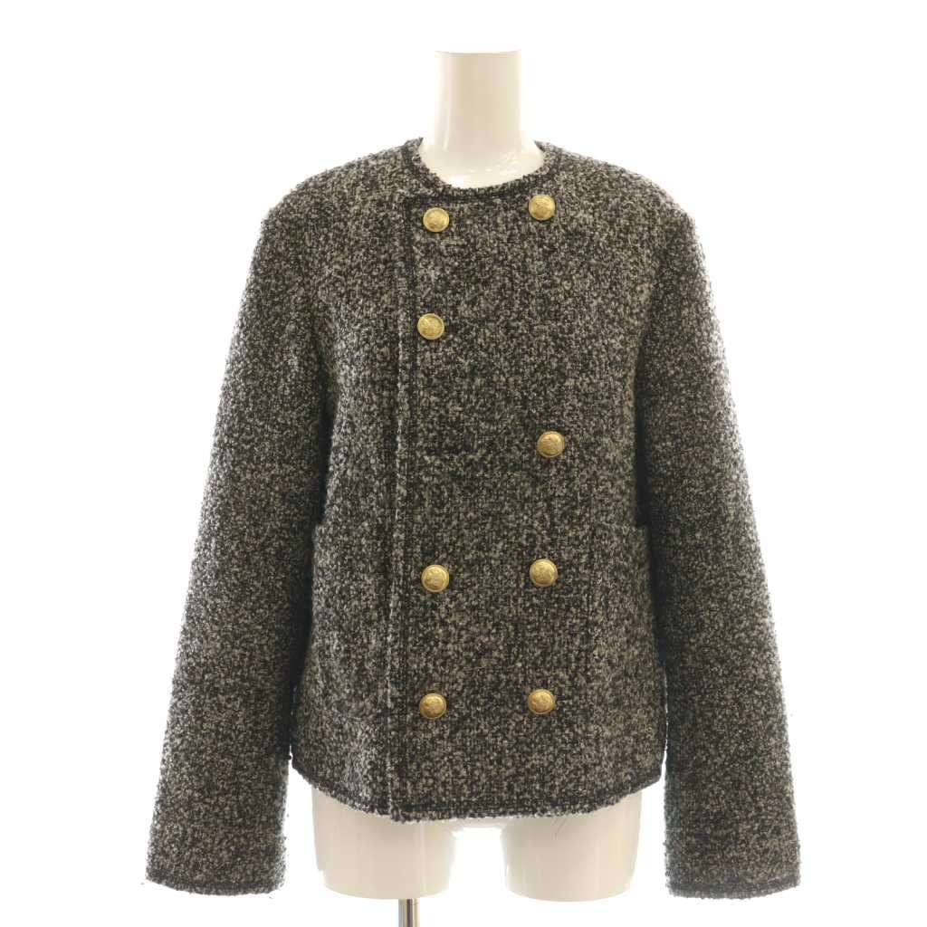 ミラオーウェン Mila Owen コンパクトダブルツィードジャケット ノー