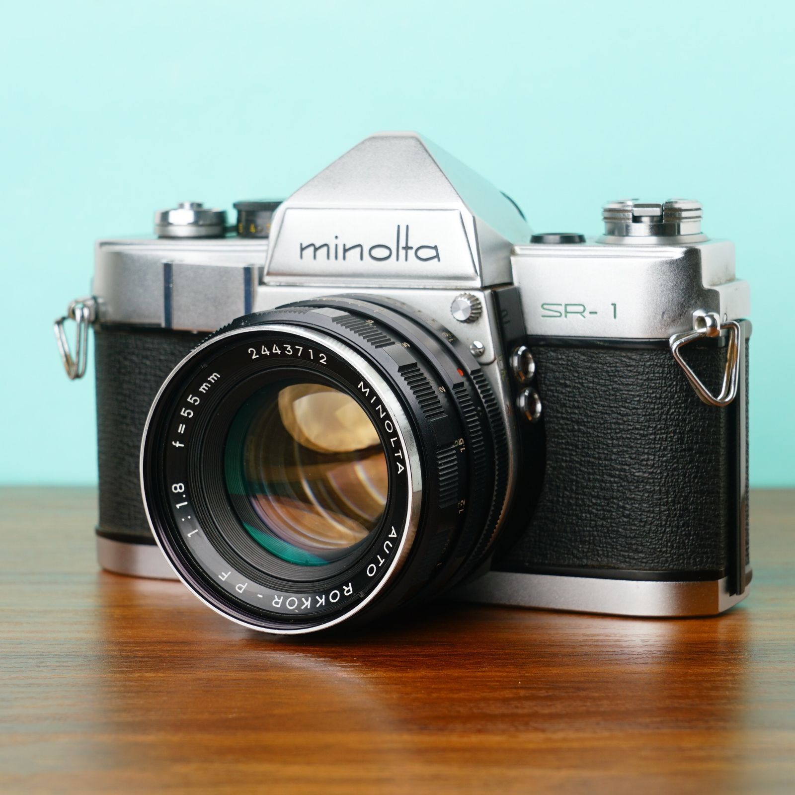 完動品◎ミノルタ SR-1 × 55mm f1.8 AUTO ROKKOR-PF フィルムカメラ