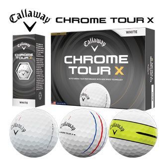 キャロウェイ CHROME TOUR X ゴルフボール [12球入り] 2026年モデル