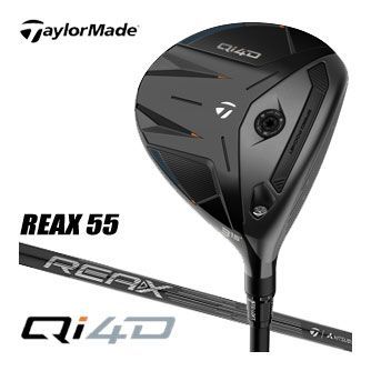 10%OFFクーポン対象／テーラーメイド Qi4D フェアウェイウッド REAX 55