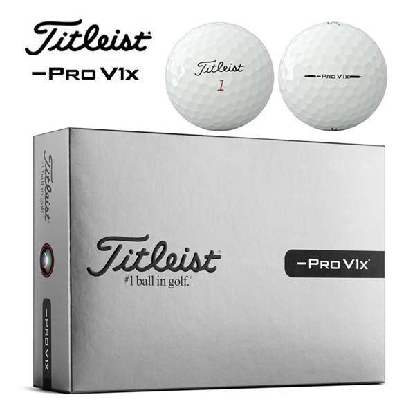 タイトリスト PRO V1x レフトダッシュ ゴルフボール 2026年モデル 1ダース [12球入り]