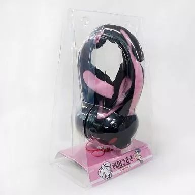 オーディオ機器 【】ヘッドフォン(キャラクター) 汎用ブラック みみ
