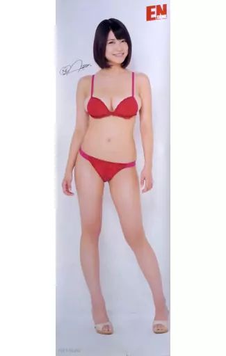 岸明日香　エンタメ　等身大ポスター 中古】ポスター(女性) 等身大ポスター 岸明日香(水着：赤) 月刊