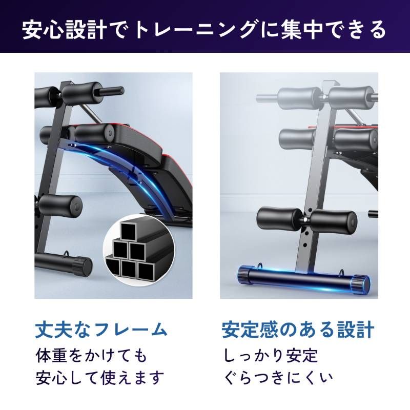 筋トレ 腹筋マシン 腹筋台 背筋 トレーニングベンチ 自宅 エクササイズ