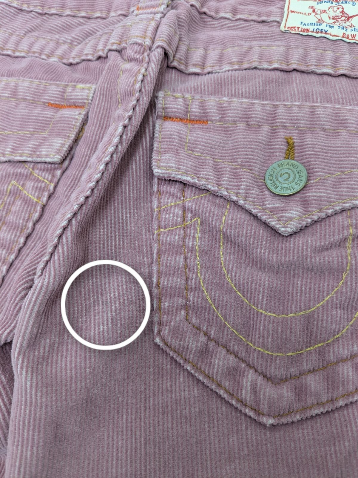 TRUE RELIGION トゥルーレリジョン コーデュロイフレアパンツ ブーツ