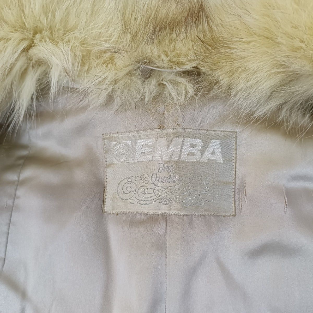 ブルーフォックス エンバ ファーコート ミンクコート リアルファー 貂