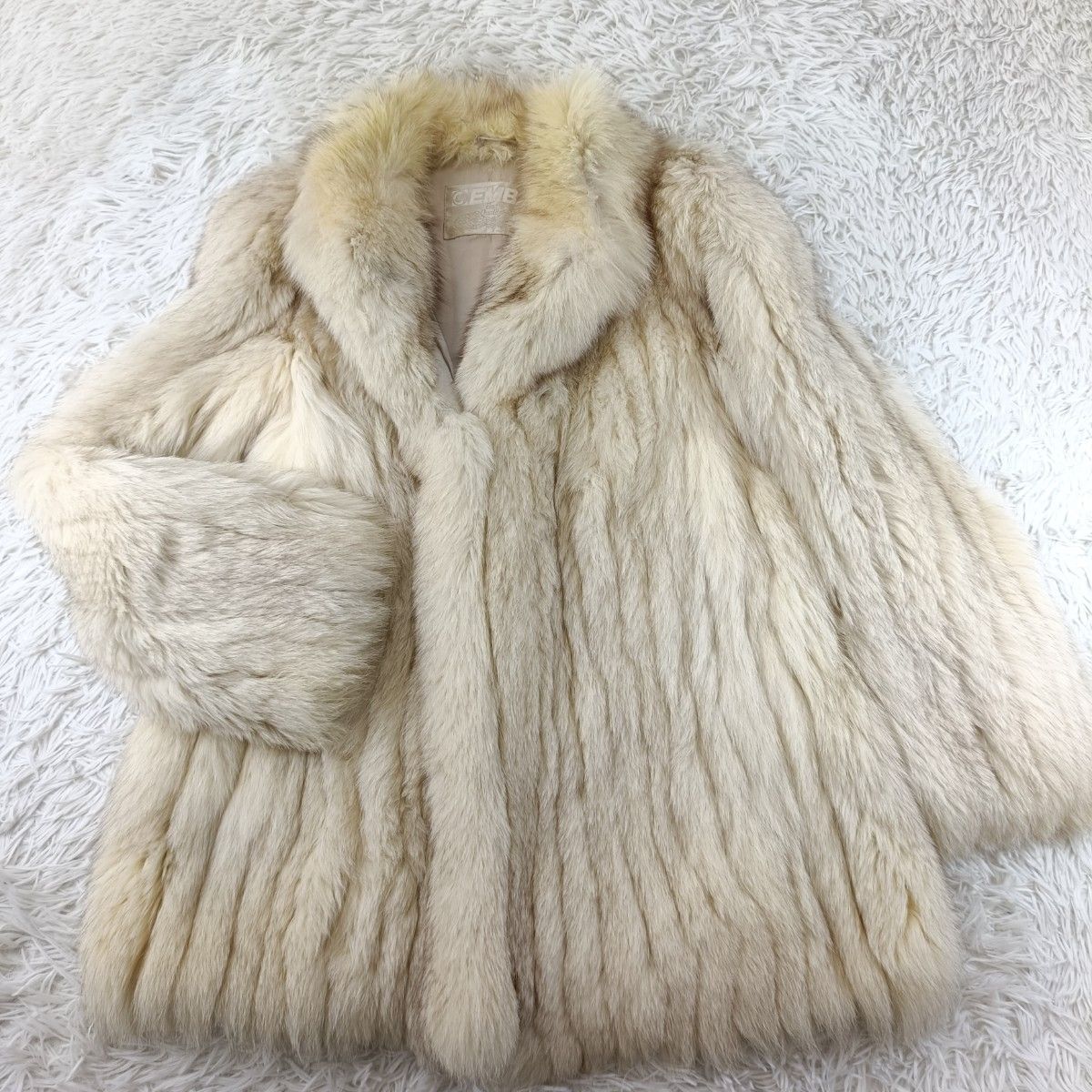 ブルーフォックス エンバ ファーコート ミンクコート リアルファー 貂