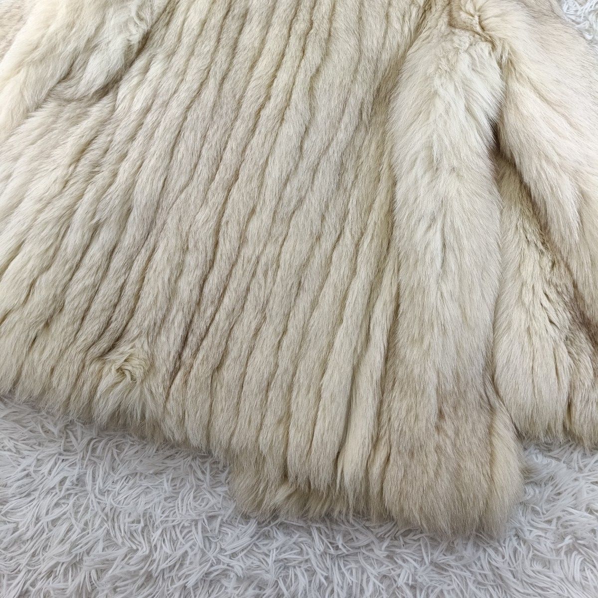 ブルーフォックス エンバ ファーコート ミンクコート リアルファー 貂