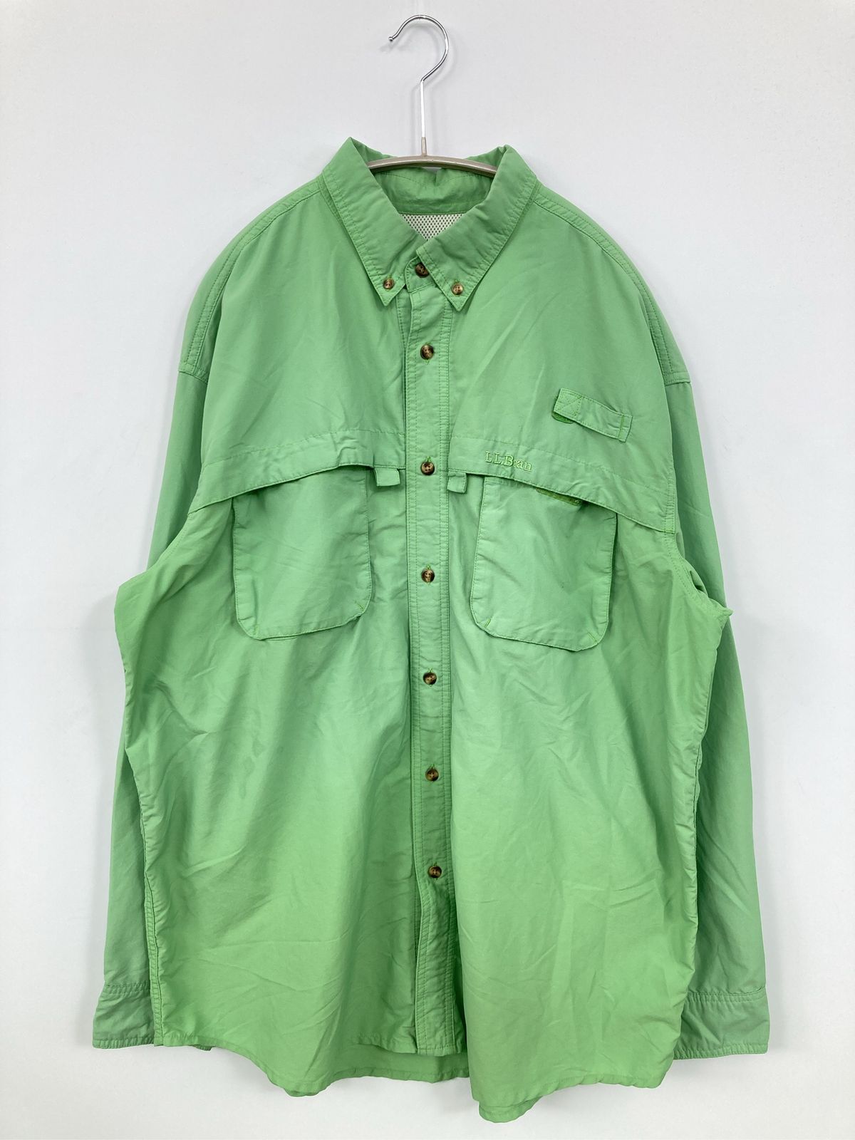 L.L.Bean シャツ/ブラウス L REG ライトグリーン