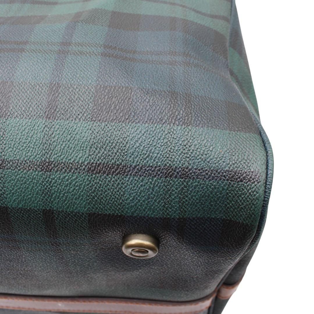 美品】PoloRalphLauren タータンチェック ボストンバッグ PVC - メルカリ
