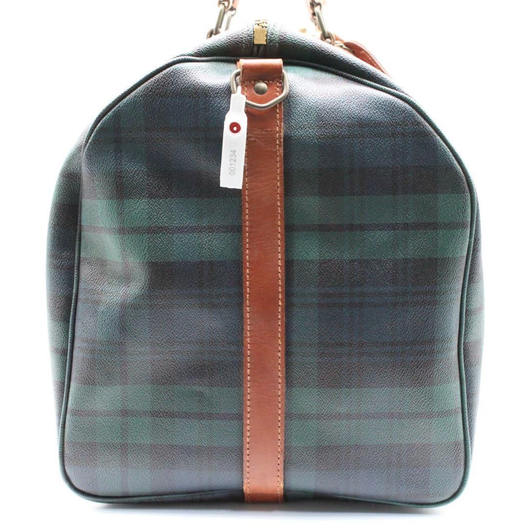 美品】PoloRalphLauren タータンチェック ボストンバッグ PVC - メルカリ