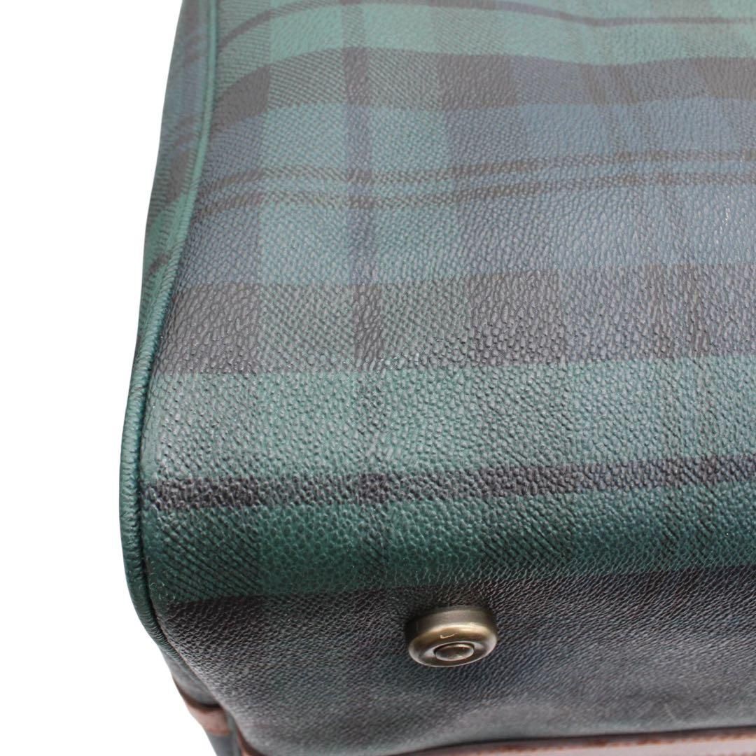 美品】PoloRalphLauren タータンチェック ボストンバッグ PVC - メルカリ