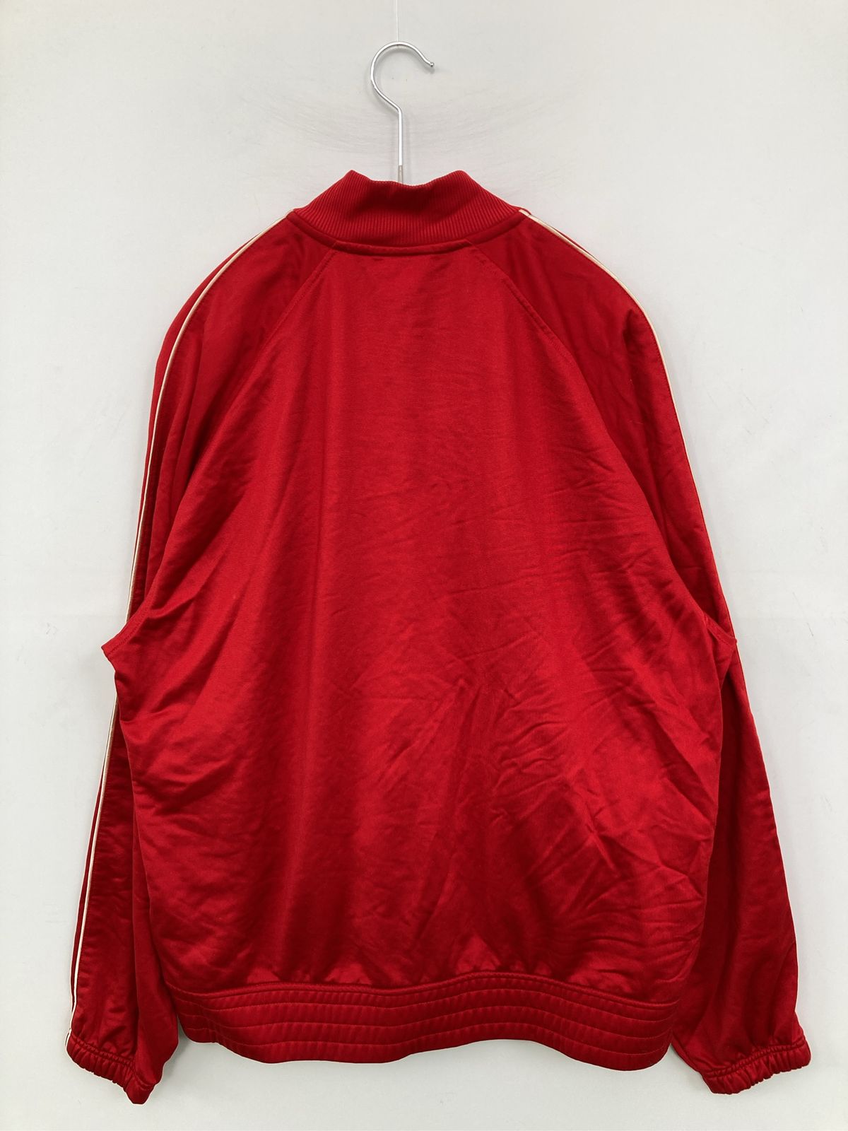 adidas ジャージ/トラックジャケット M レッド adidas - 古着 adidas 