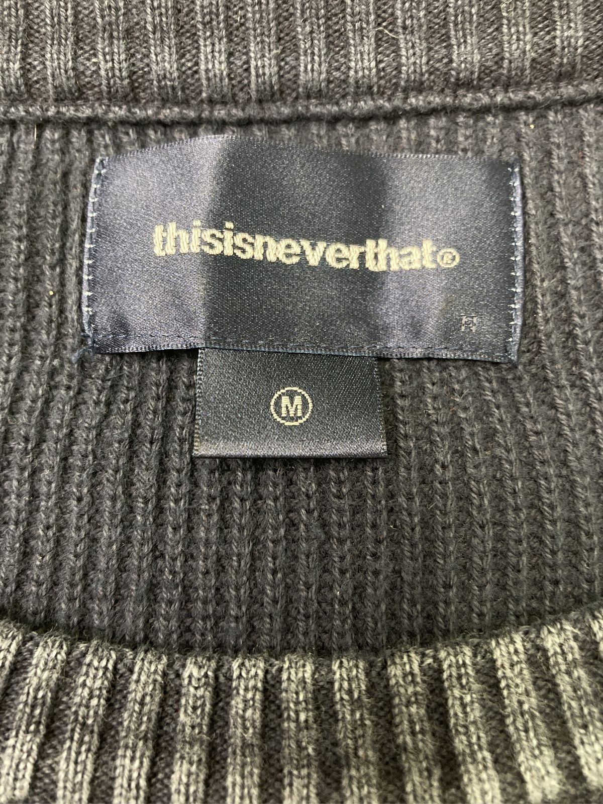thisisneverthat ニット/セーター M ブラック thisisneverthat 