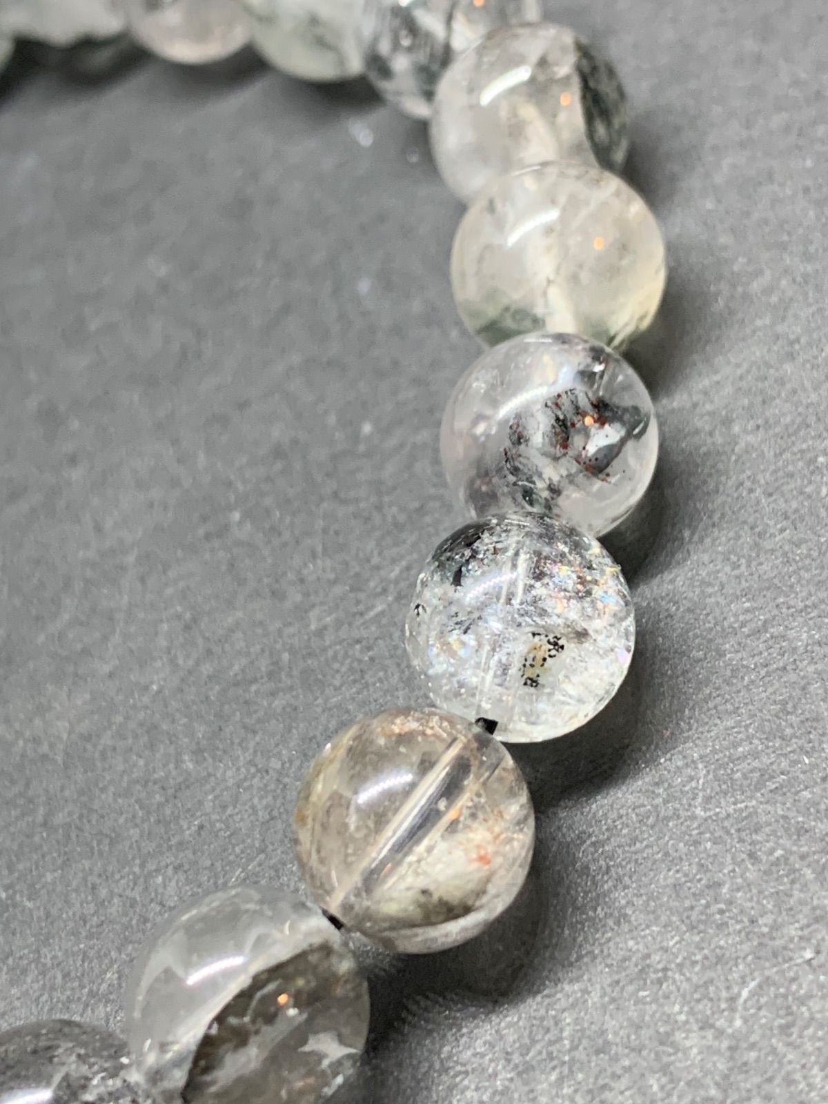 ♤ ♣︎ ハーキマーダイヤモンド ♧ ♠︎ ハーキマー水晶ブレスレット