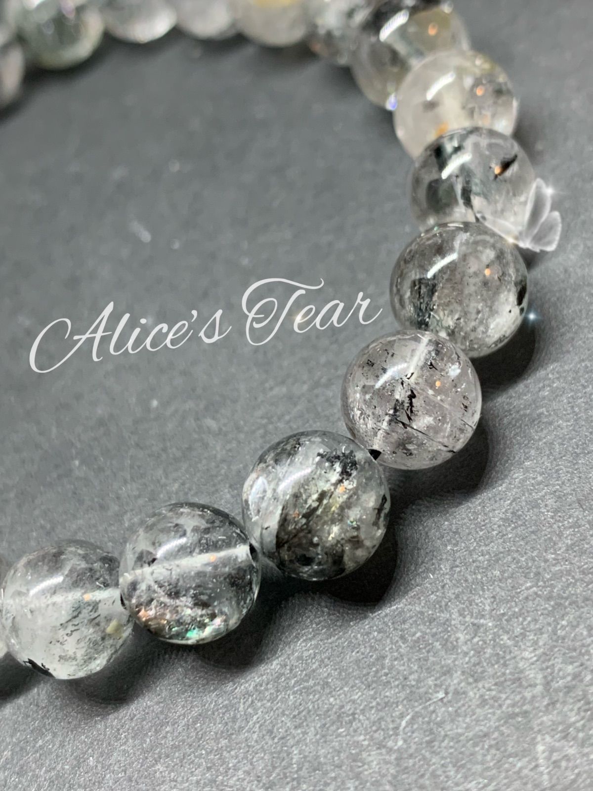 ♤ ♣︎ ハーキマーダイヤモンド ♧ ♠︎ ハーキマー水晶ブレスレット