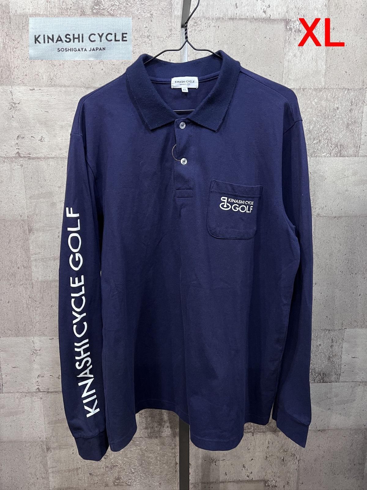 美品 木梨サイクル ゴルフ 長袖ポロシャツ XL KINASHI CYCLE GOLF 