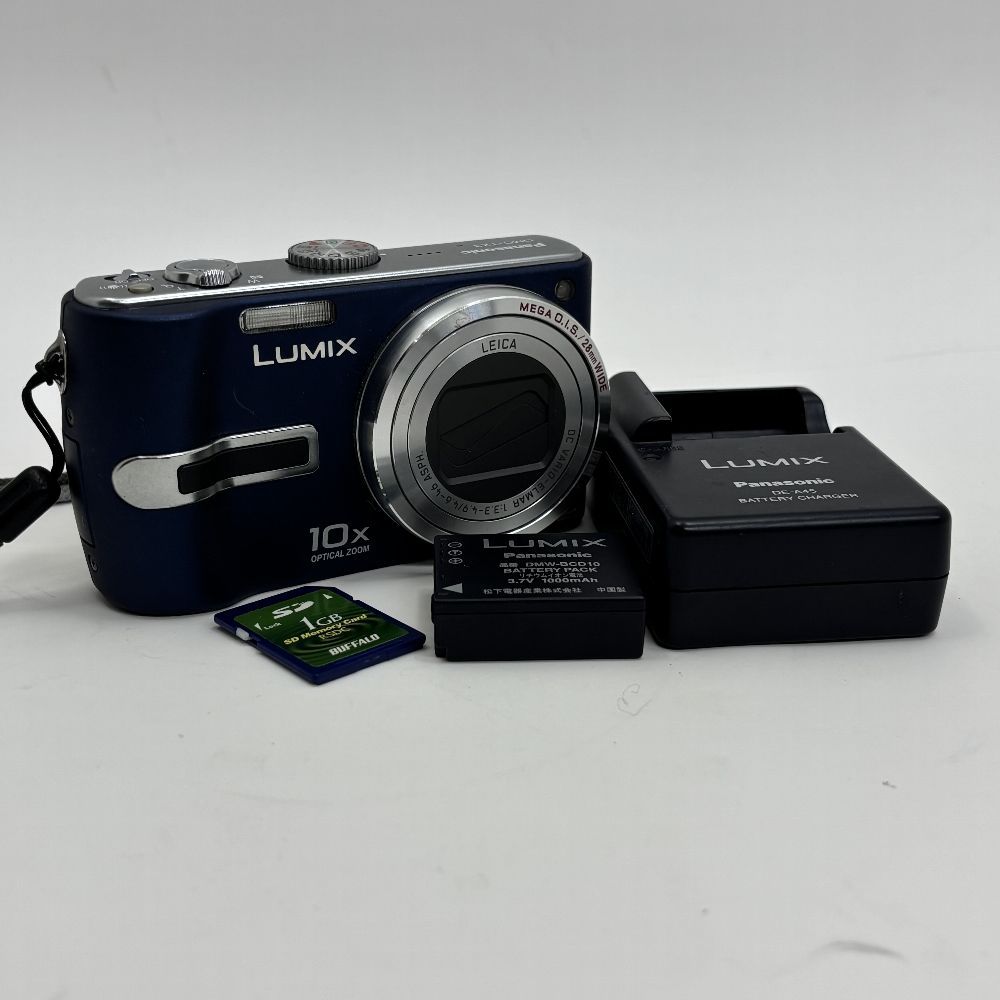 LUMIX DMC-TZ3【カメラ＋皮ケース等セット】 カメラ、光学機器 撮影画像あり Panasonic DMC-TZ3 付属品あり 純正