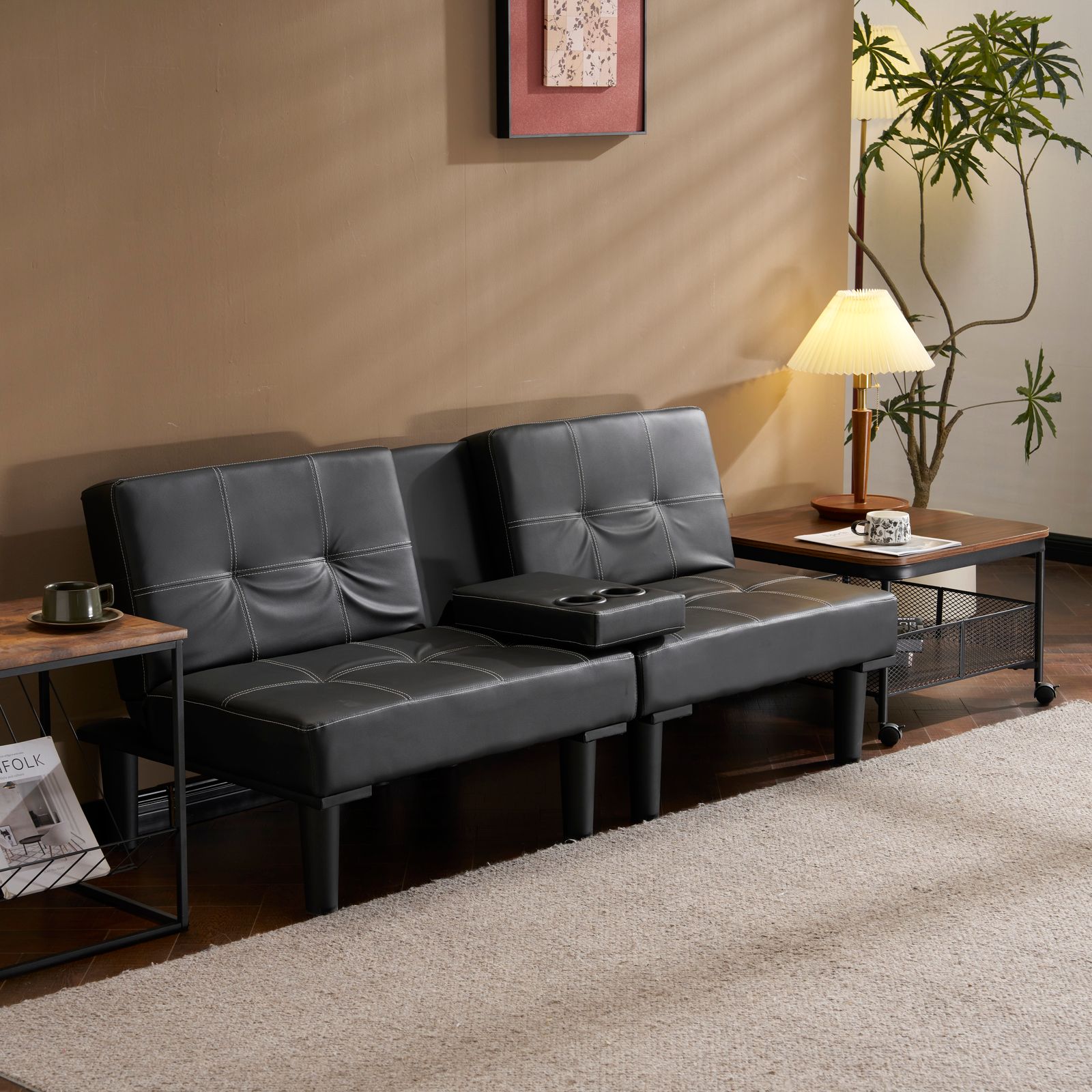 カップホルダー付き