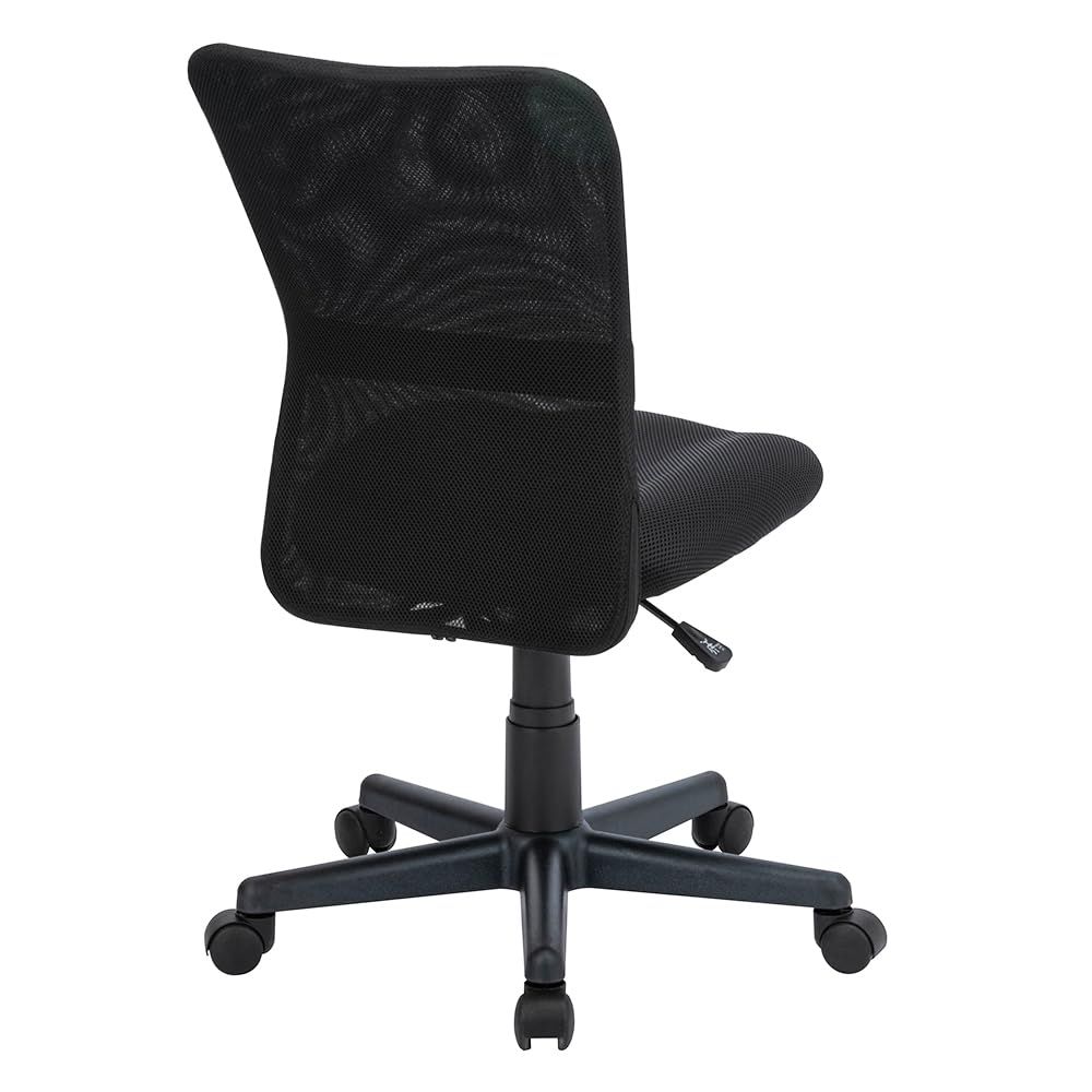  ナカバヤシ フィットメッシュチェア ブラック CNN-007BK スチールチェア オフィスチェア ワークチェア 椅子 チェア