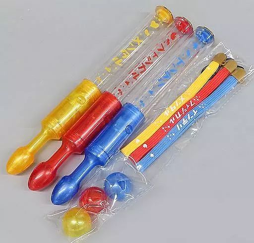 中古】ペンライト・リングライト 公式コンサートライト 属性3本セット