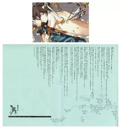中古】アニメムック ≪リーフレット・小冊子≫ 新撰組血魂録 勿忘草 第