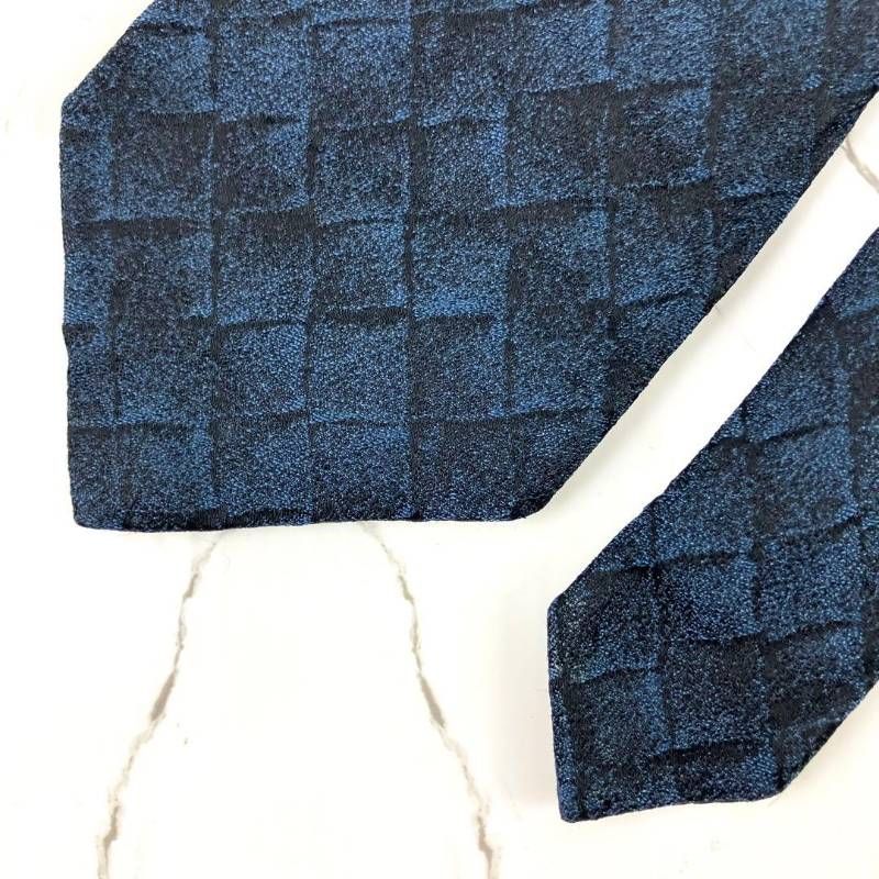 美品 BOTTEGA VENETA ボッテガヴェネタ ネクタイ イントレチャート