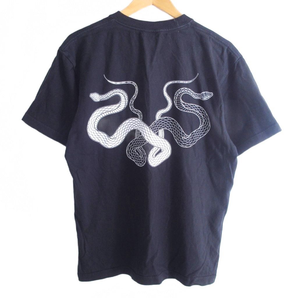 ノーシス KNOSIS バンドTシャツ メタル ロゴ スネーク プリント 半袖