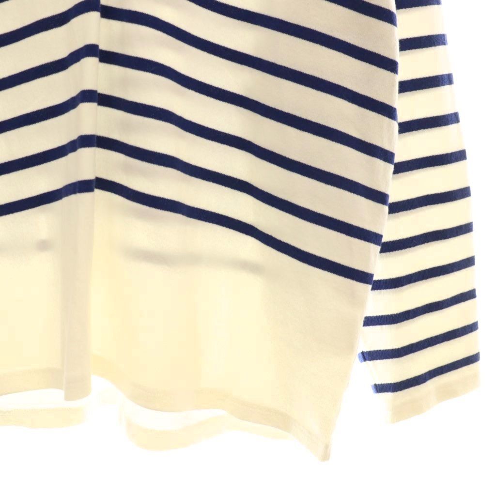 クラネ CLANE ワイドヘンリーネックボーダートップス ボーダー