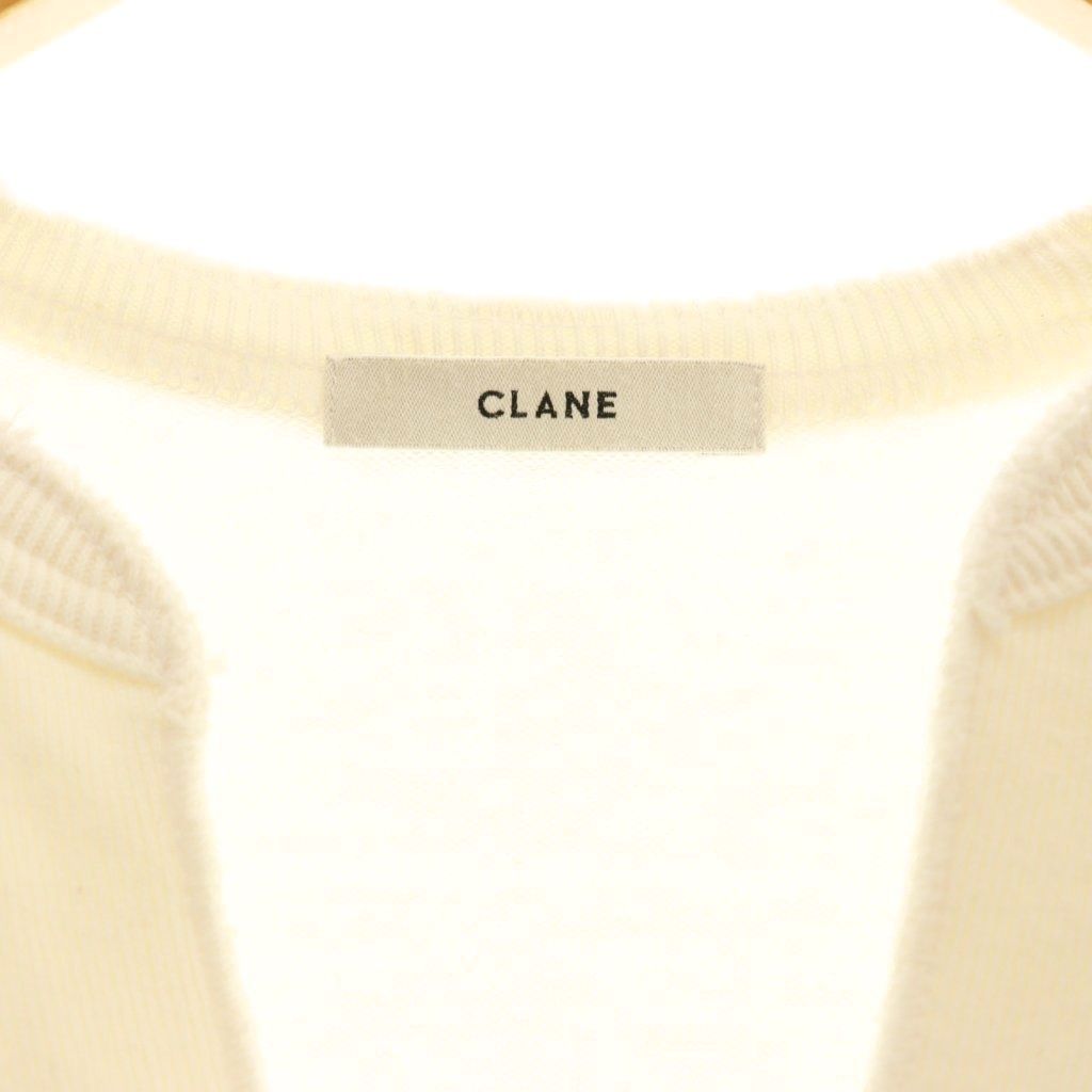 クラネ CLANE ワイドヘンリーネックボーダートップス ボーダー