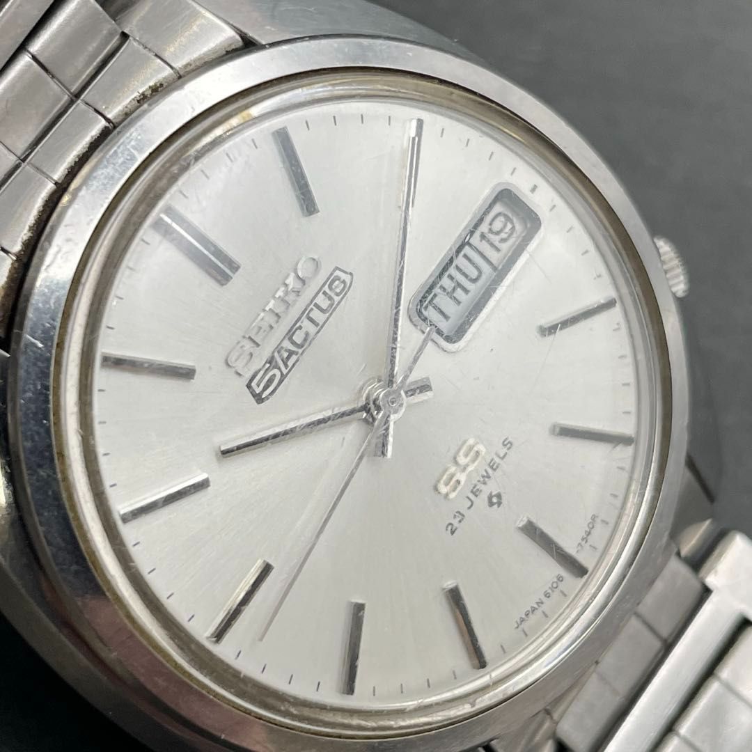 SEIKO 5ACTUS 自動巻き 23石 6106-7003 セイコー ファイブアクタス