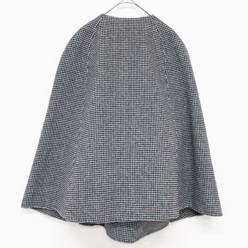 CELFORD セルフォード 2023 ケープコート 千鳥格子 チェック柄 ファー