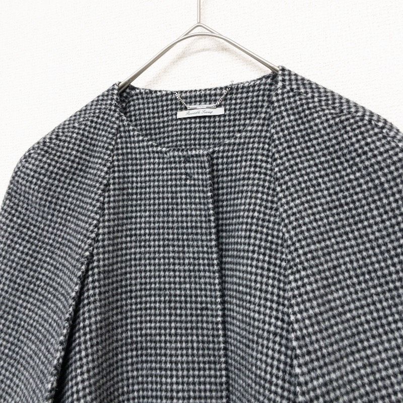 CELFORD セルフォード 2023 ケープコート 千鳥格子 チェック柄 ファー