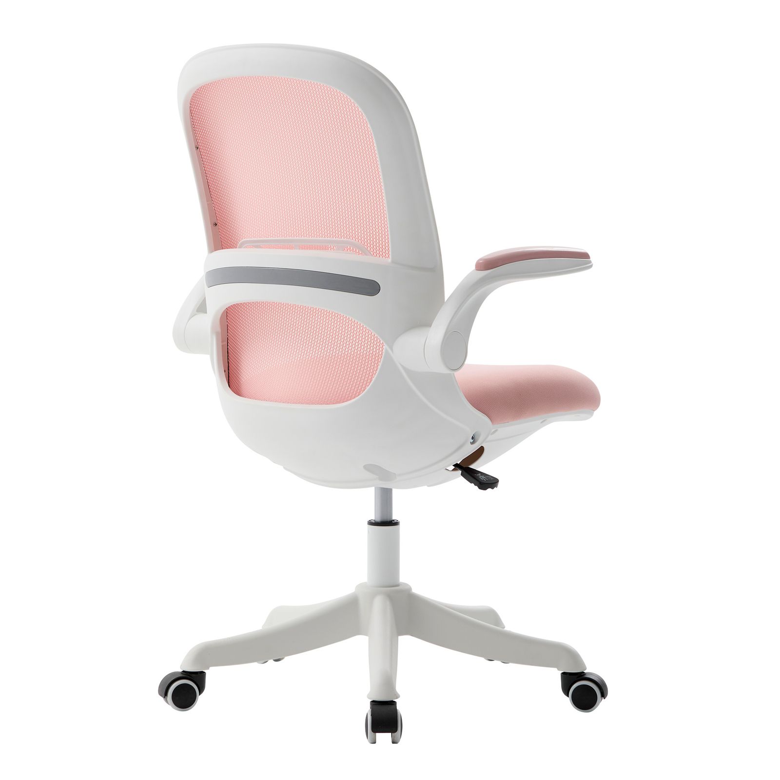 オフィスチェア デスクチェア 椅子 ゲーミングチェア ゲームチェア パソコンチェア おしゃれ 通気性メッシュ 腰サポート 跳ね上げ式アームレスト ピンク